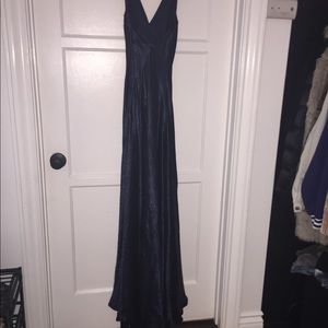 Navy Satan dress